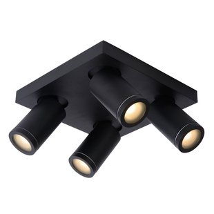 Lucide Taylor 4 Spot Badkamer IP44 Zwart