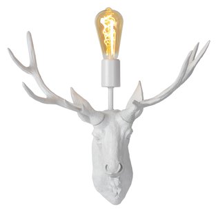 Lucide Caribou Wandlamp Wit