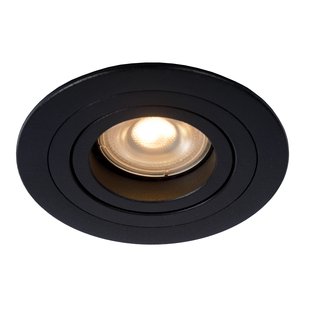 Lucide Tube 1 Spot Inbouw&Oslash;9 Zwart