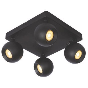 Lucide Favori 4 Spot Zwart