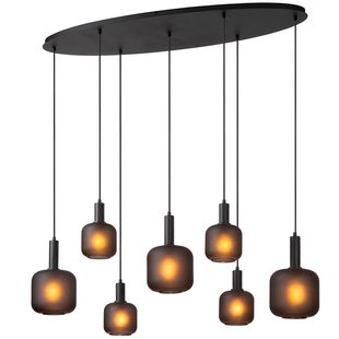 Lucide Eloise 7 Cluster Hanglamp Ovaal Zwart