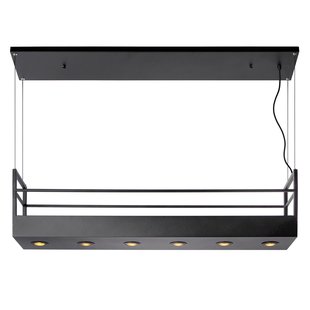 Lucide Miravelle 6 Hanglamp Zwart
