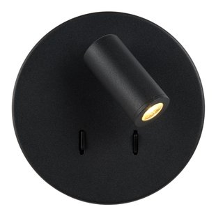 Lucide Bentjer Wandlamp LED Zwart