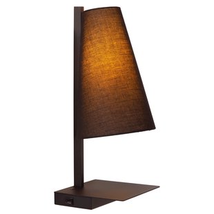 Lucide Gregory Wandlamp Met USB Zwart