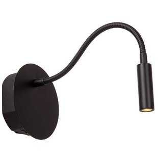 Lucide Jolijn Wandlamp LED Met Arm Zwart
