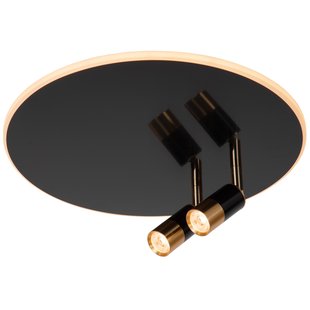 Lucide Jubel 2 Plafondlamp LED&Oslash;40 Zwart