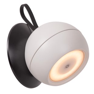 Lucide Lunex Wandlamp Buiten LED Oplaadbaar Wit