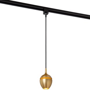 Lucide Track Preston 1-fase Rail Hanglamp Mat Goud