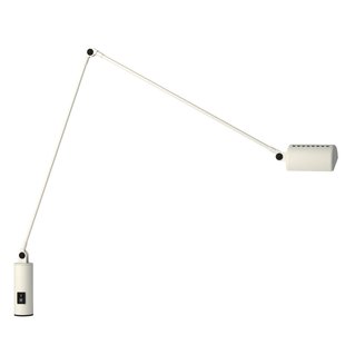 Lumina Daphine Bureaulamp Met Tafelschroef Matt White