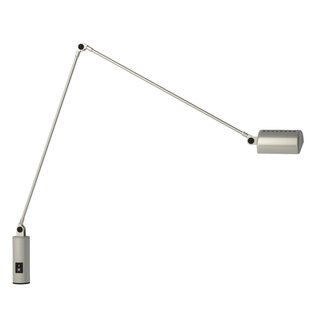 Lumina Daphine Bureaulamp Met Tafelschroef Brushed Nickel Lumina Daphine Bureaulamp Met Tafelschroef Brushed Nickel