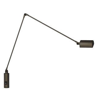 Lumina Daphine Bureaulamp Met Tafelschroef Metallic Bronze