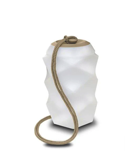 New Garden Bita - oplaadbare lamp op afstandsbediening - Ø 17,8 x 30 cm - incl. LED - IP65 - beige - RGB + witte lichtkleur