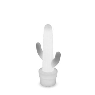 New Garden Kaktus - oplaadbare vloerlamp met afstandsbediening - 44 x 31 x 100 cm - IP65 - wit - RGB + koel witte lichtkleur