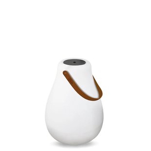 New Garden Kurby Play - oplaadbare tafellamp met speaker met afstandsbediening - Ø 27,5 x 37 cm - LED incl. - wit - RGB + witte lichtkleur