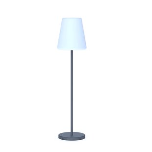 New Garden Lola slim 120 - oplaadbare vloerlamp met zonnepaneel - RGB+W - Ø 26 x 119 cm - 4,6W dimbare LED incl. - IP65 - antraciet