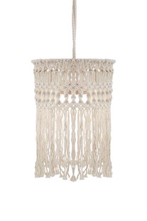 New Garden Mykonos Hang - hanglamp met oplaadbare lichtbron en afstandsbediening - Ø30 x 340 cm - 8,5 LED incl. - IP54 - katoen