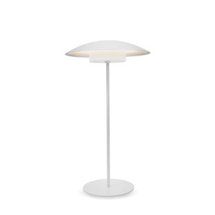 New Garden Sardinia 40 - oplaadbare tafellamp - Ø 22 x 40 cm - 6W dimbare LED incl. - IP44 - wit