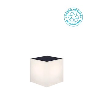 New Garden Wally - wandlamp op zonne-energie met afstandsbediening - 12 x 12 x 12 cm - 5W LED incl. - IP65 - wit - warm witte  lichtkleur