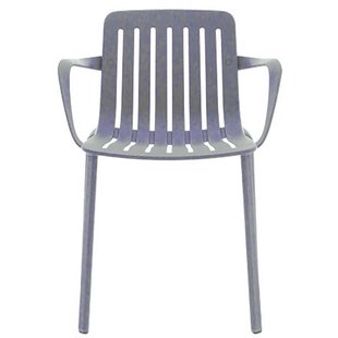 Magis Plato Stoel Met Armleuning Lichtblauw