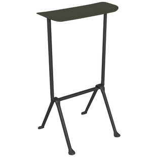 Magis Officina Barkruk H75 Polypropylene Antraciet/donkergroen Magis Officina Barkruk H75 Polypropylene Antraciet/donkergroen
