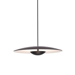 Marset GingerØ32 Hanglamp LED 1-10V Wengé/wit Marset GingerØ32 Hanglamp LED 1-10V Wengé/wit