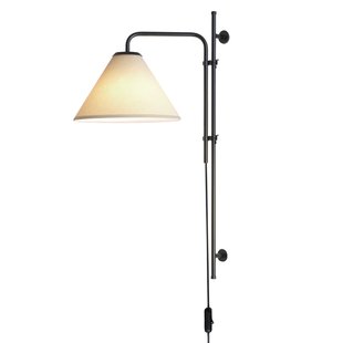 Marset Funicul&iacute; A Fabric Wandlamp Zwart-zand