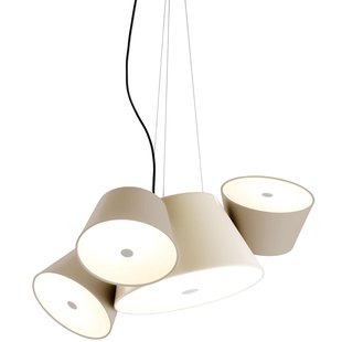 Marset Tam Tam 3 Mini Hanglamp Halfmat Wit/zand