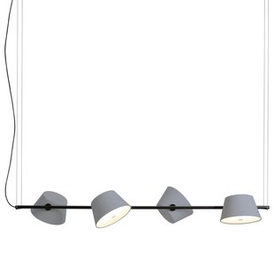 Marset Tam Tam 4 Hanglamp Halfmat Zilvergrijs Marset Tam Tam 4 Hanglamp Halfmat Zilvergrijs