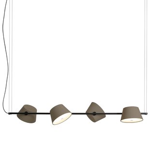 Marset Tam Tam 4 Hanglamp Halfmat Bruingrijs Marset Tam Tam 4 Hanglamp Halfmat Bruingrijs