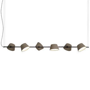 Marset Tam Tam 6 Hanglamp Halfmat Bruingrijs