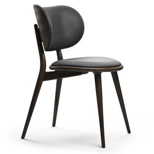 Mater Design The Dining Chair Stoel Zwart Beuken Zwart Leer