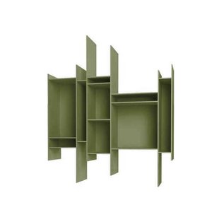 MDF Italia Randomito Wandkast Dark Olive
