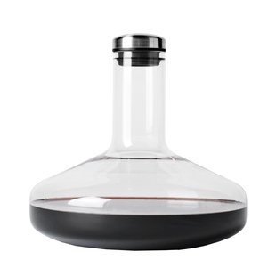 Audo Copenhagen Wine Breather Deluxe Decanteerkaraf Transparant/staal