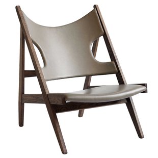 Audo Copenhagen Knitting Fauteuil Donker Eiken Leder Dakar 0311