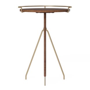 Audo Copenhagen Umanoff Bijzettafel&Oslash;60 Walnoot/messing