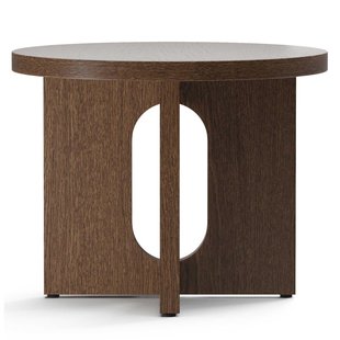 Audo Copenhagen Androgyne Bijzettafel&Oslash;50 Donker Eiken