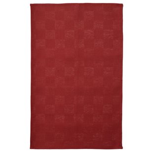 Audo Copenhagen Papilio Theedoek Set Van 2 Burnt Sienna/wit