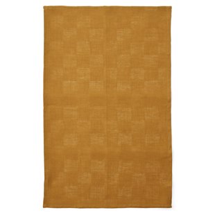 Audo Copenhagen Papilio Theedoek Set Van 2 Ochre/wit