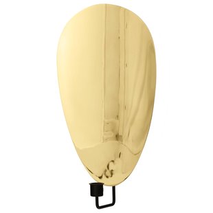 Audo Copenhagen Flambeau Kandelaar Wand Large Black/Polished Brass