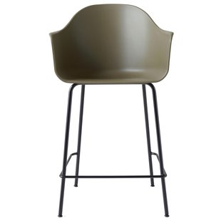 Audo Copenhagen Harbour Counter Barkruk Olive