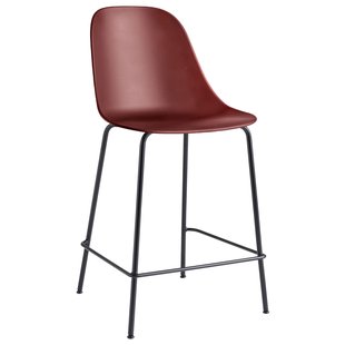 Audo Copenhagen Harbour Side Counter Barkruk Burned Red