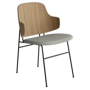 Audo Copenhagen The Penguin Eetkamerstoel Naturel Eiken Zitting Re-Wool 218