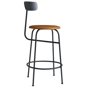 Audo Copenhagen Afteroom Counter Barkruk H92 Leder Dunes Cognac 21000