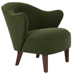 Audo Copenhagen Ingeborg Fauteuil Donker Eiken Grand Mohair 8205 Audo Copenhagen Ingeborg Fauteuil Donker Eiken Grand Mohair 8205