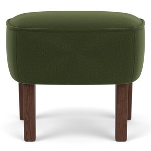 Audo Copenhagen Ingeborg Voetenbank Donker Eiken Grand Mohair 8205