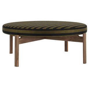 Audo Copenhagen Passage Poef&Oslash;99 Walnoot Cabanon Soft Roseau