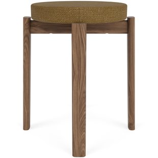 Audo Copenhagen Passage Kruk H48 Walnoot Boucl&eacute; Gold 06