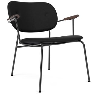 Audo Copenhagen Co Fauteuil Gestoffeerd Sierra Black 1001 Donker Eiken