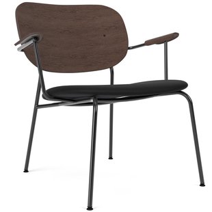 Audo Copenhagen Co Fauteuil Zitting Sierra Black 1001 Donker Eiken