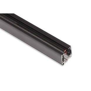 Maxlight Track - 3-fase railsysteem - 1m - zwart